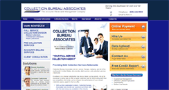 Desktop Screenshot of collectionbureauassociates.com